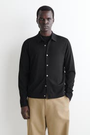 COS Knitted Merino Wool Shirt