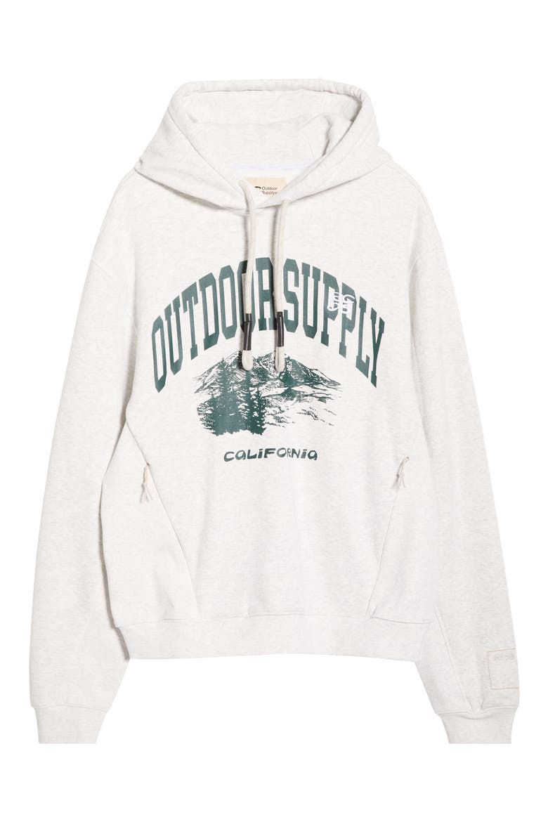 Gender Inclusive Logo Graphic Hoodie, Alternate, color, HEATHER GREY