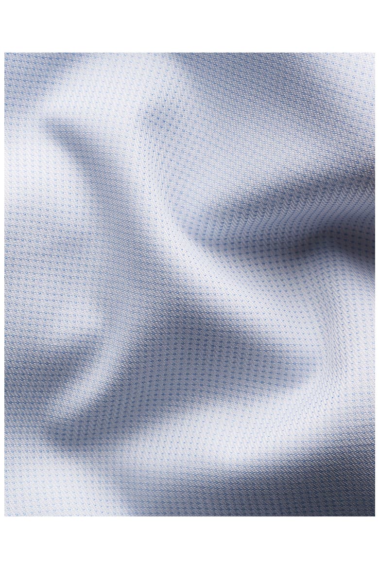 Super Slim Fit Dot Cotton Dress Shirt, Alternate, color, BLUE