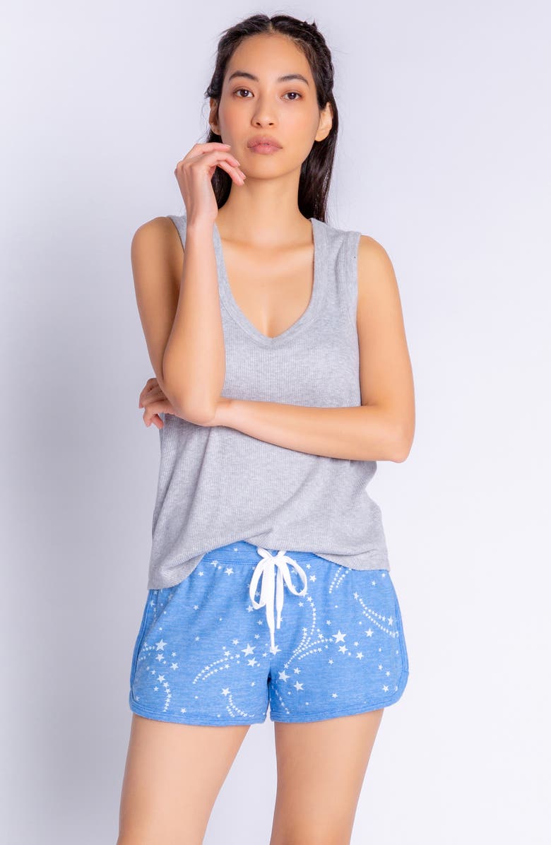 PJ Salvage Athletic Club Sleep Shorts, Alternate, color,