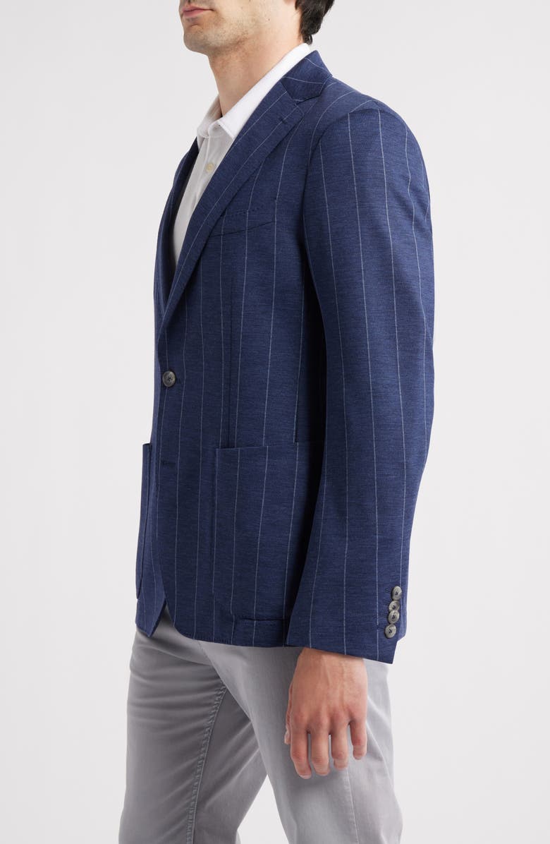 Emanuel Berg Virgin Wool Blend Sport Coat, Alternate, color, Dark Blue