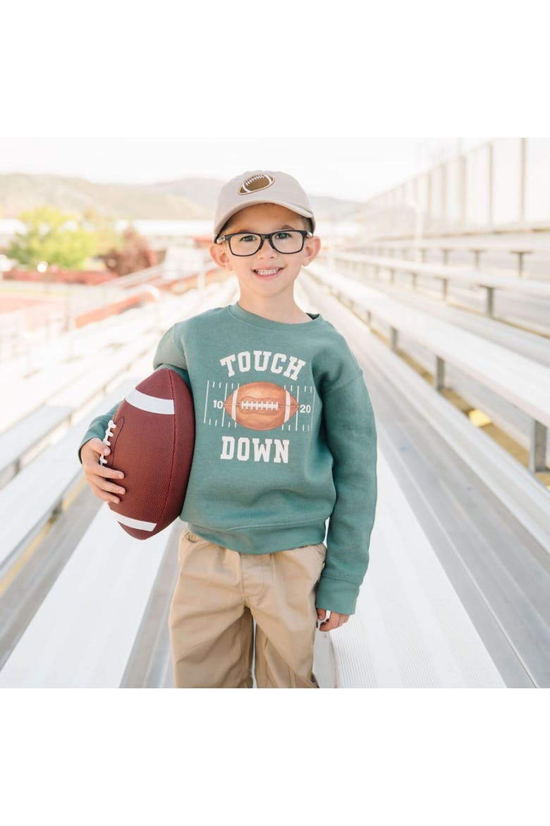 Touchdown Sweatshirt, Alternate, color, Hunter Green