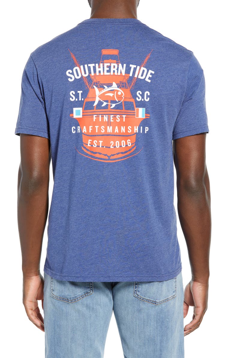 Southern Tide Classic Boat Graphic T-Shirt, Alternate, color, 
