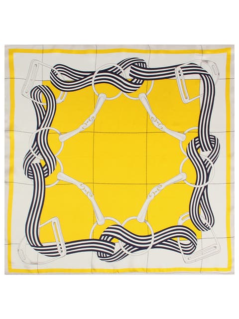 Pure Silk Diversity Pattern Square Scarf