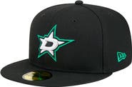 New Era Men's New Era Black Dallas Stars Core 59FIFTY Fitted Hat