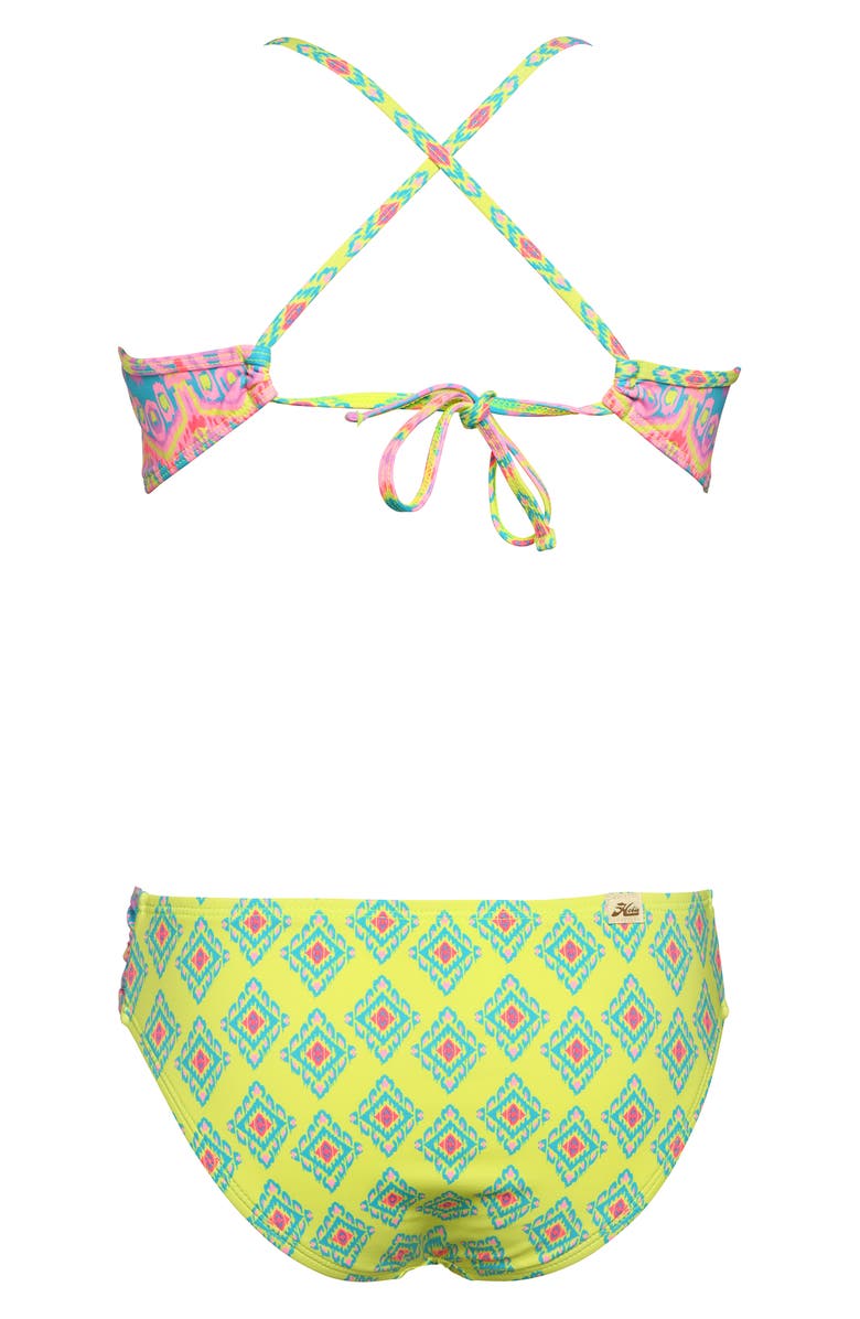 Hobie Kids' Ikat Hankini Two-Piece Swimsuit, Alternate, color,