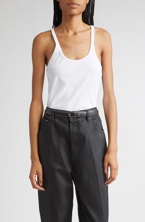 Women's Rib Stretch Organic Cotton Tank