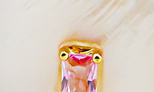 Panacea Crystal & Shell Drop Earrings In Pink