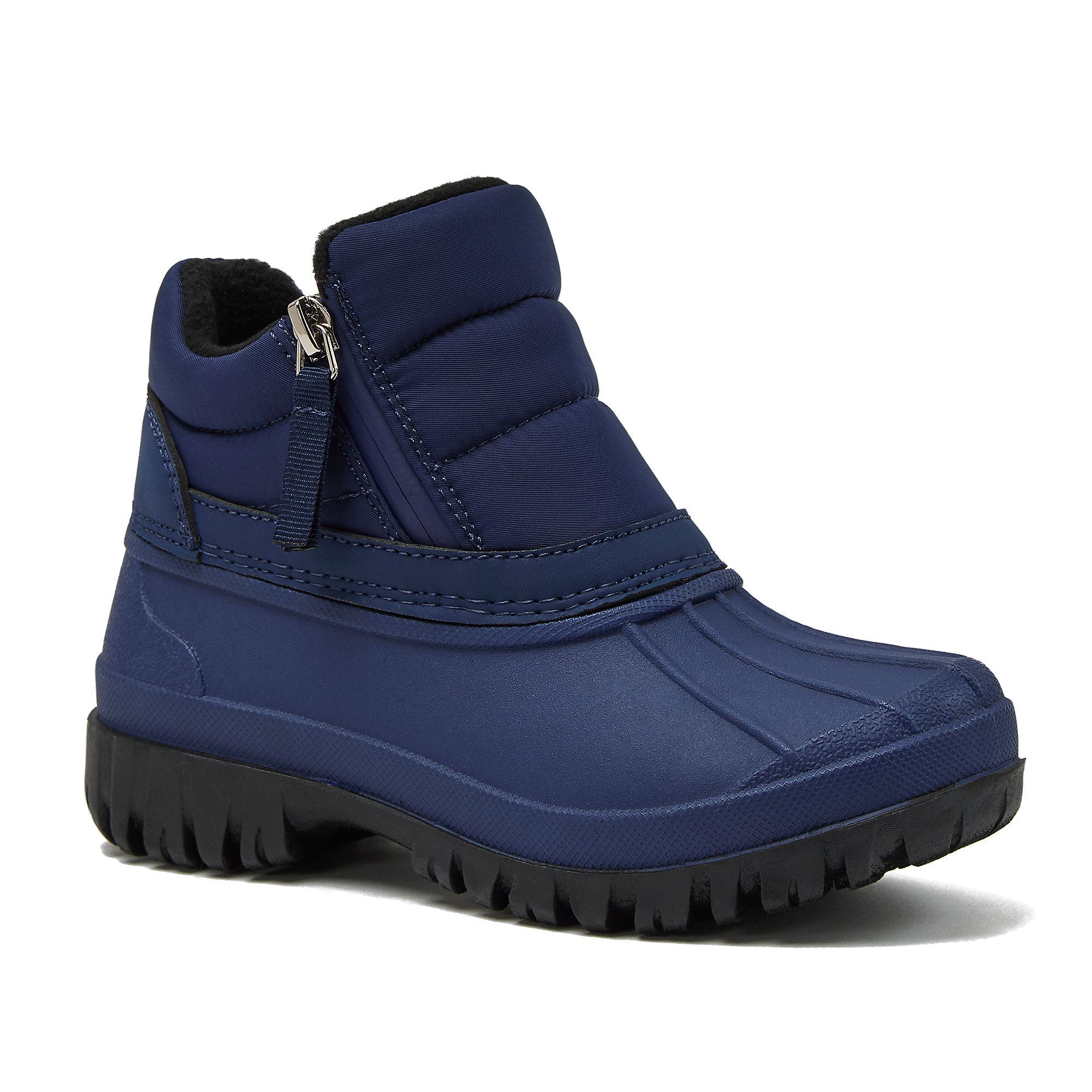 Kids Cloud Puffer Waterproof Snow Boots, Alternate, color, Medieval Blue