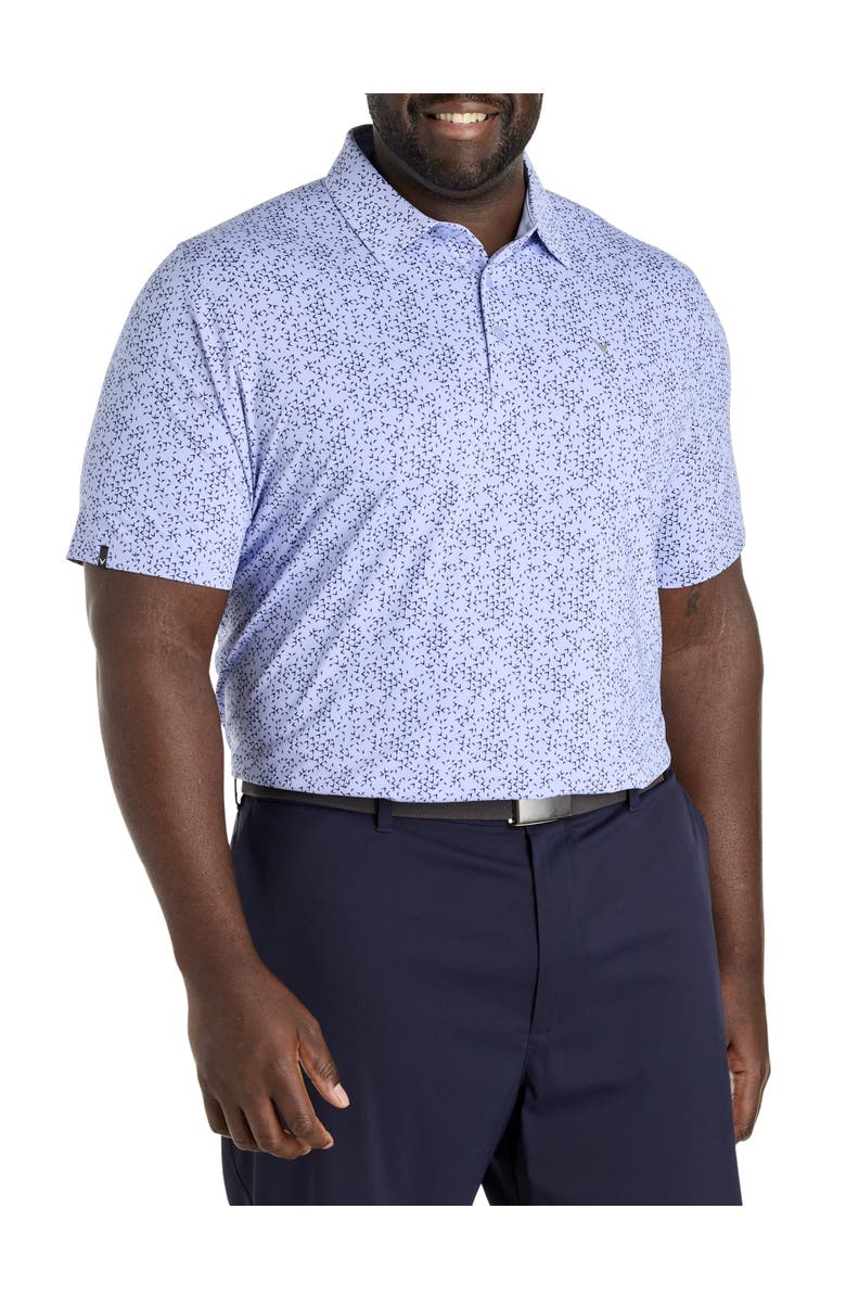 Callaway Big
Tall Micro Chevron Print Polo Shirt, Main, color,