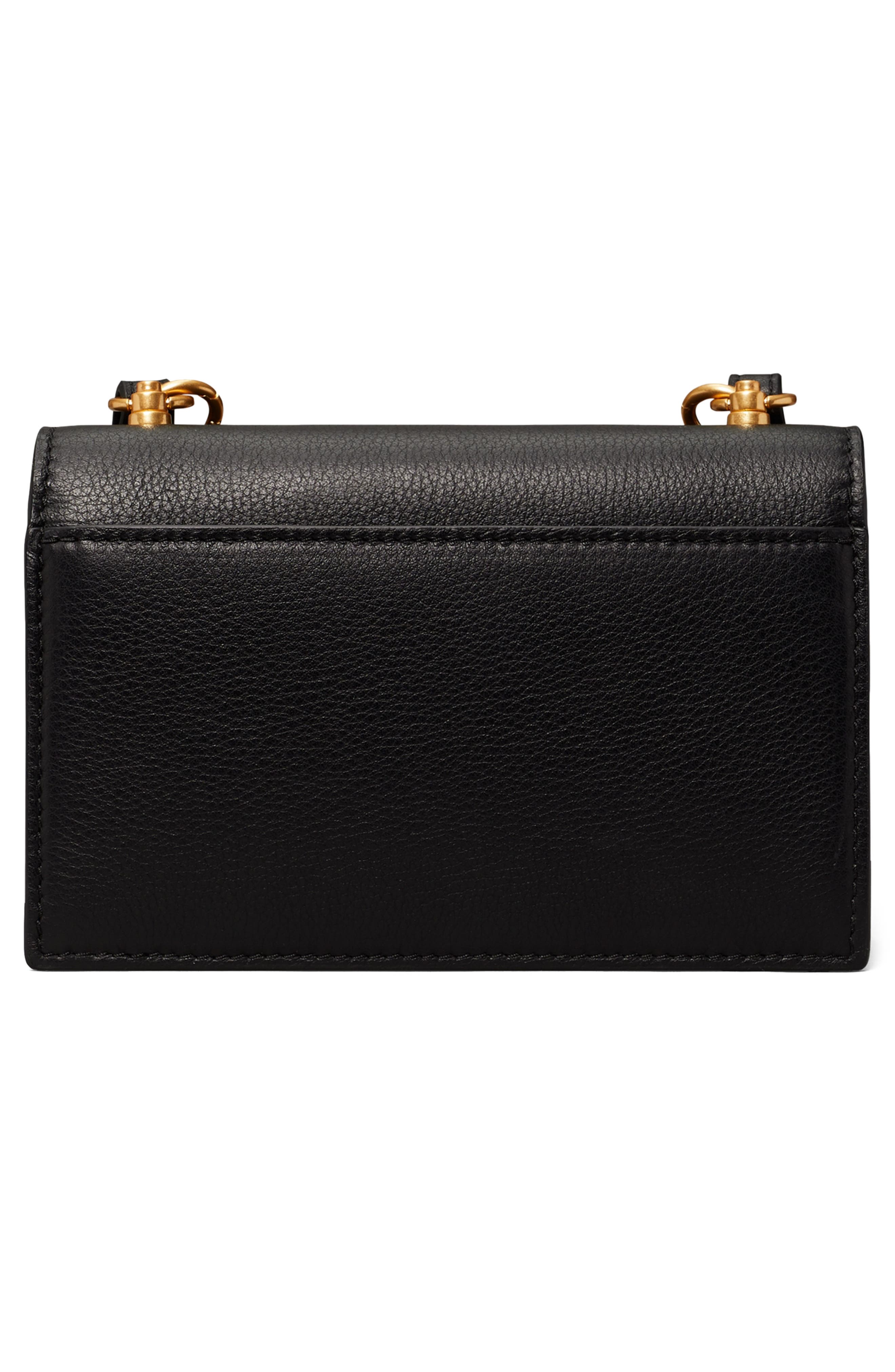 Tory Burch Miller Mini Leather Crossbody Bag, Alternate, color, 