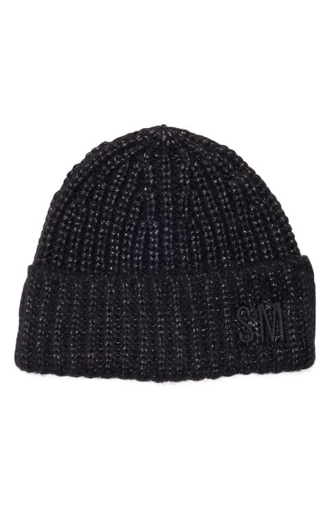 Marled Knit Cuffed Beanie