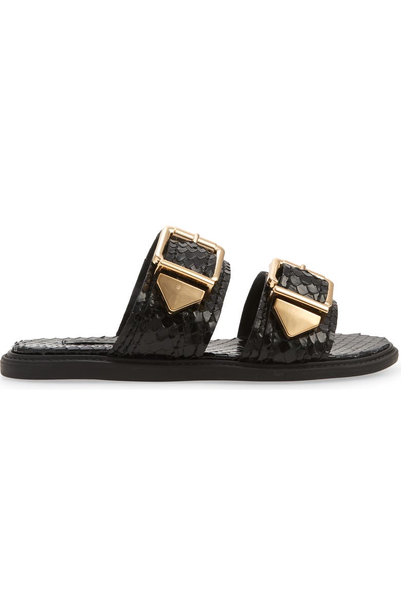 Schutz Shina Buckle Slide Sandal, Alternate, color,