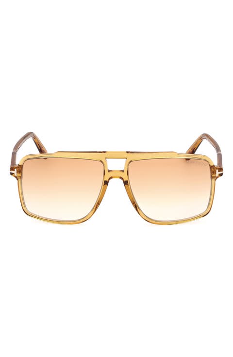 Kemp 59mm Navigator Sunglasses