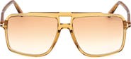 TOM FORD Kemp 59mm Navigator Sunglasses