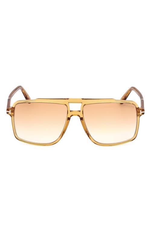 Tom Ford Kemp 59mm Navigator Sunglasses