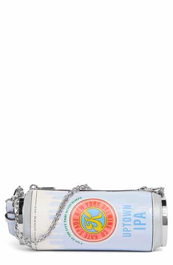 Snack Time Shiny Metallic Leather Canteen Bag