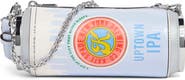 Kate Spade New York Snack Time Shiny Metallic Leather Canteen Bag