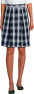Lands' End School Uniform Plaid Skort Top of Knee