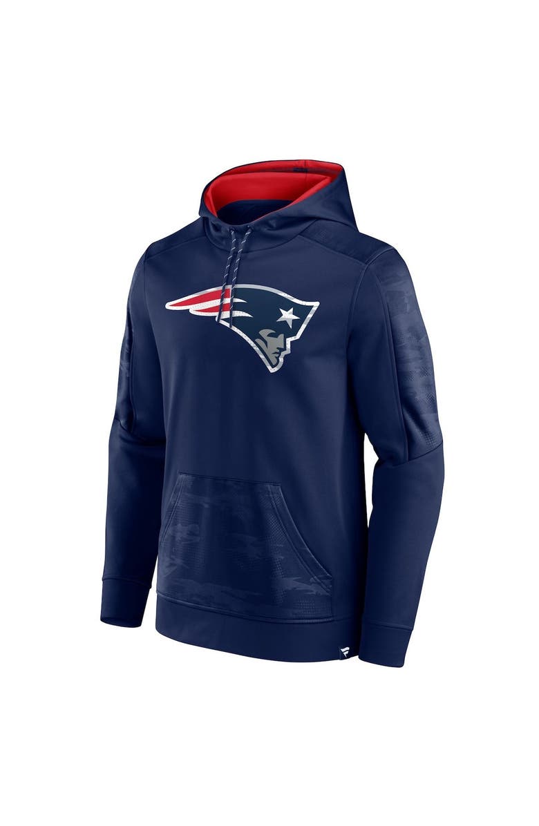 FANATICS Men's Fanatics Branded Navy New England Patriots On The Ball Pullover Hoodie, Alternate, color, 