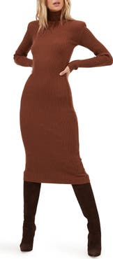 ASTR the Label Abilene Long Sleeve Sweater Dress