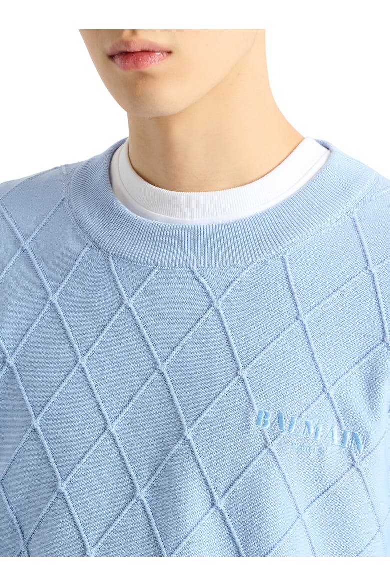 Vintage knit jumper, Alternate, color, blue