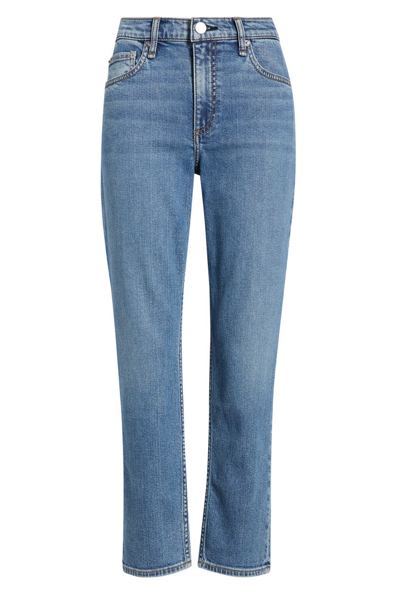 Featherweight Wren Mid Rise Ankle Slim Jeans, Alternate, color, RIVER