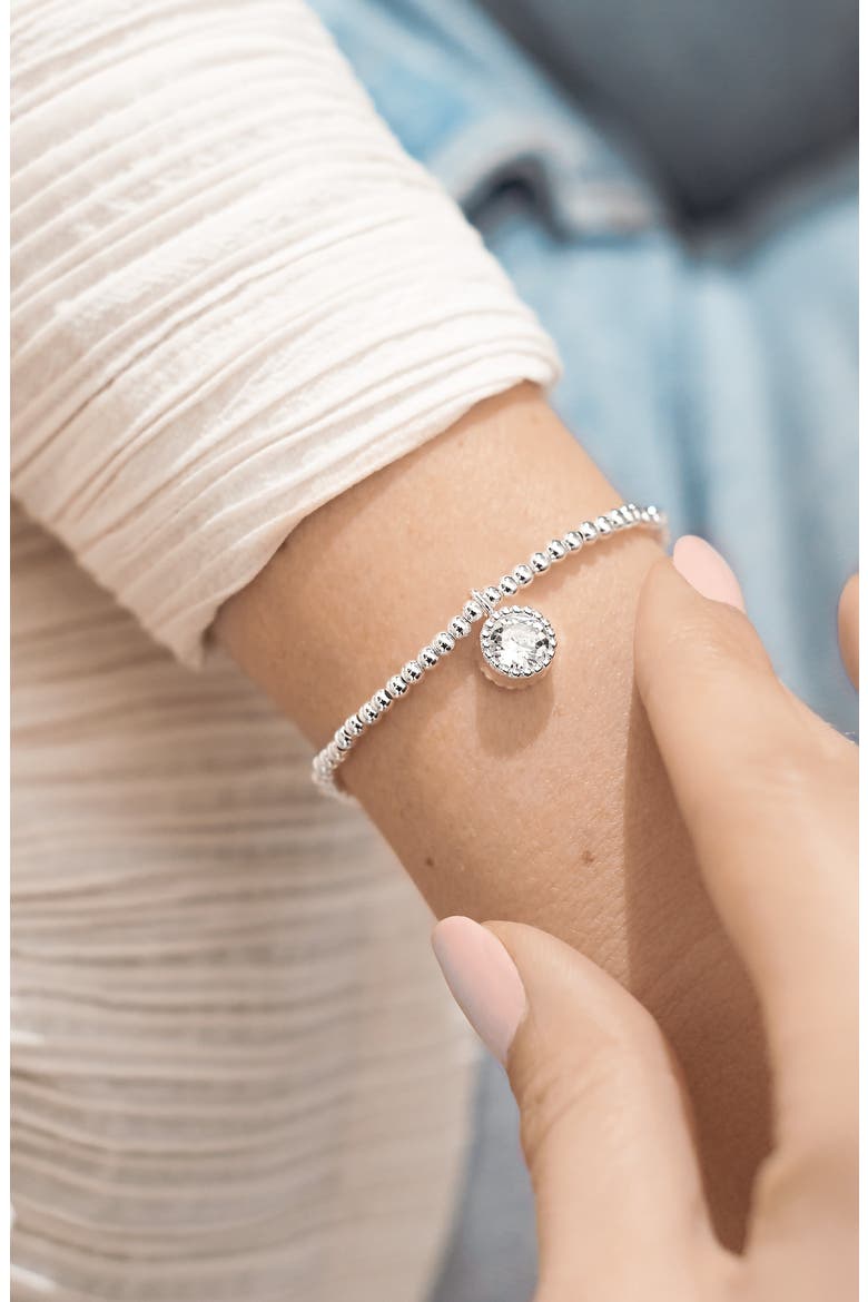 A Little '60th Birthday' Bracelet, Alternate, color, Metallic Silver