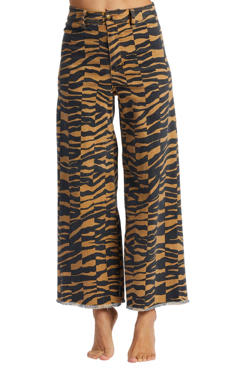 Free Fall High Waist Wide Leg Pants, Main, color, COSMIC KHAKI