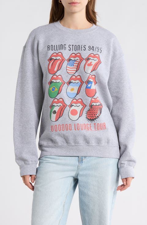 Voodoo Lounge Tour Hot Lips Graphic Sweatshirt