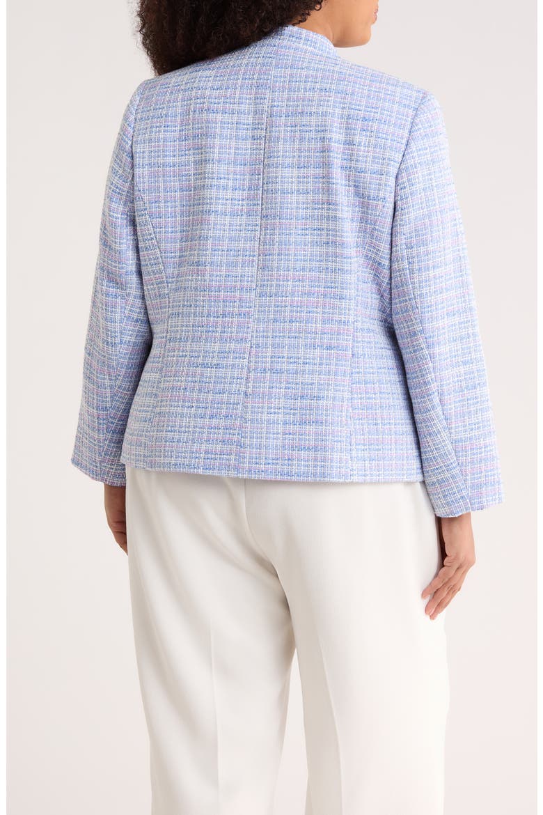 Stand Collar Tweed Jacket, Alternate, color, PARIS BLEU MULTI