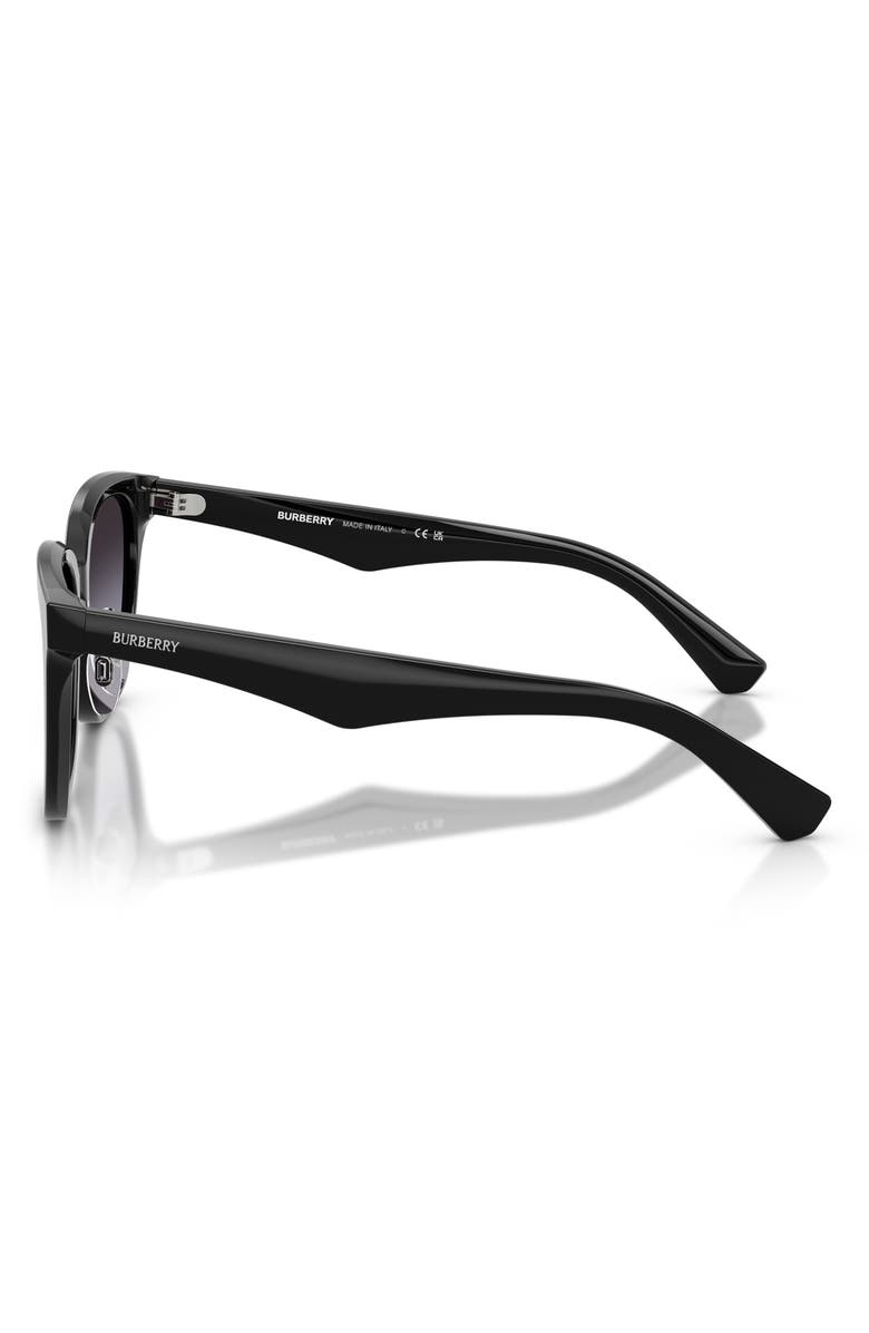 Burberry 57mm Gradient Square Sunglasses, Alternate, color, Black / Grey Gradient