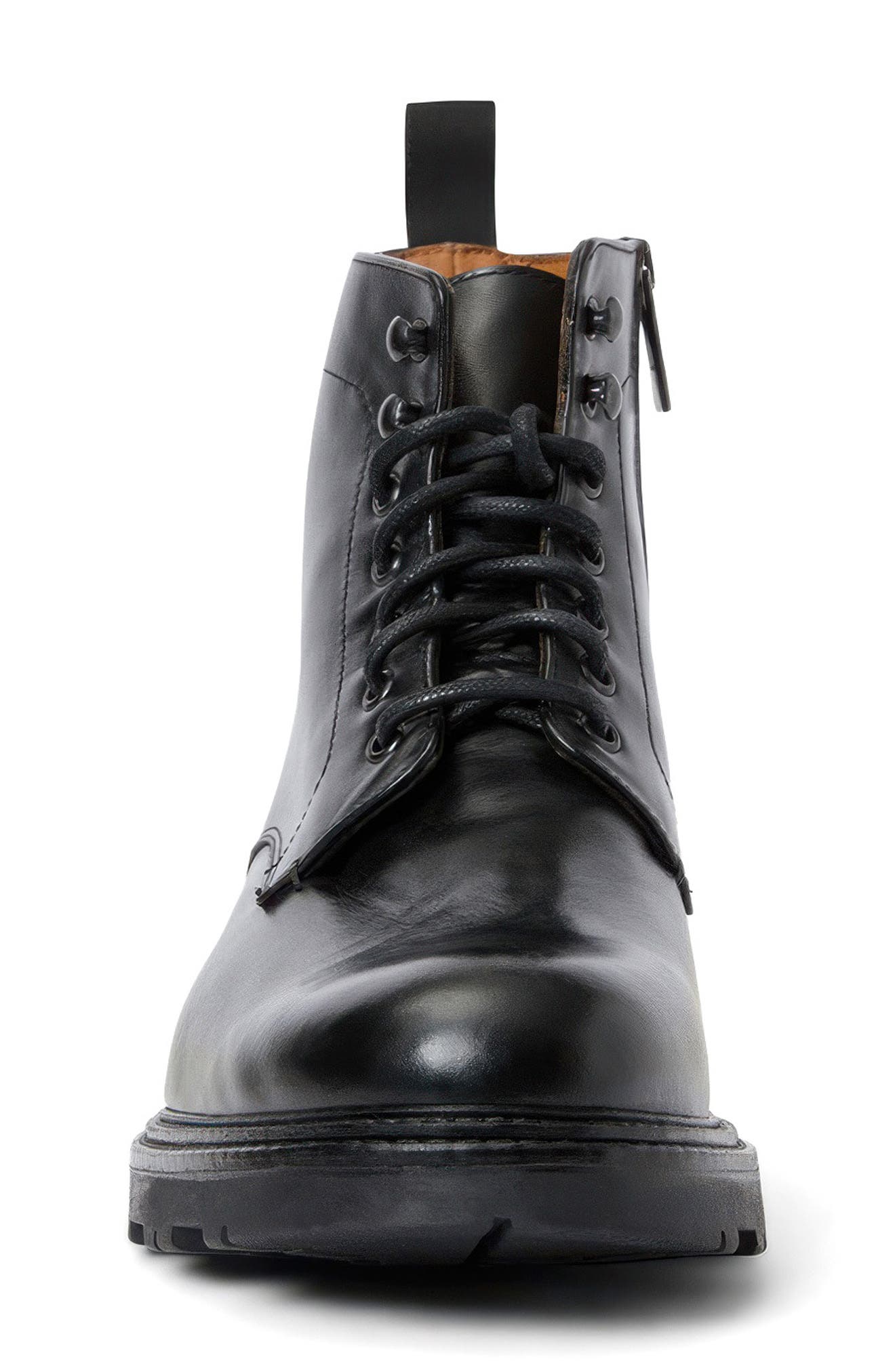 Agostino Waterproof Combat Boot, Alternate, color, BLACK