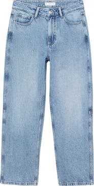 MANGO TEEN Mid Rise Balloon Jeans