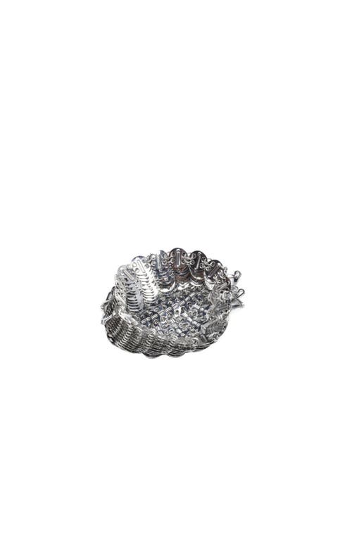 Moda Luxe Gwen Evening Bag In Silver