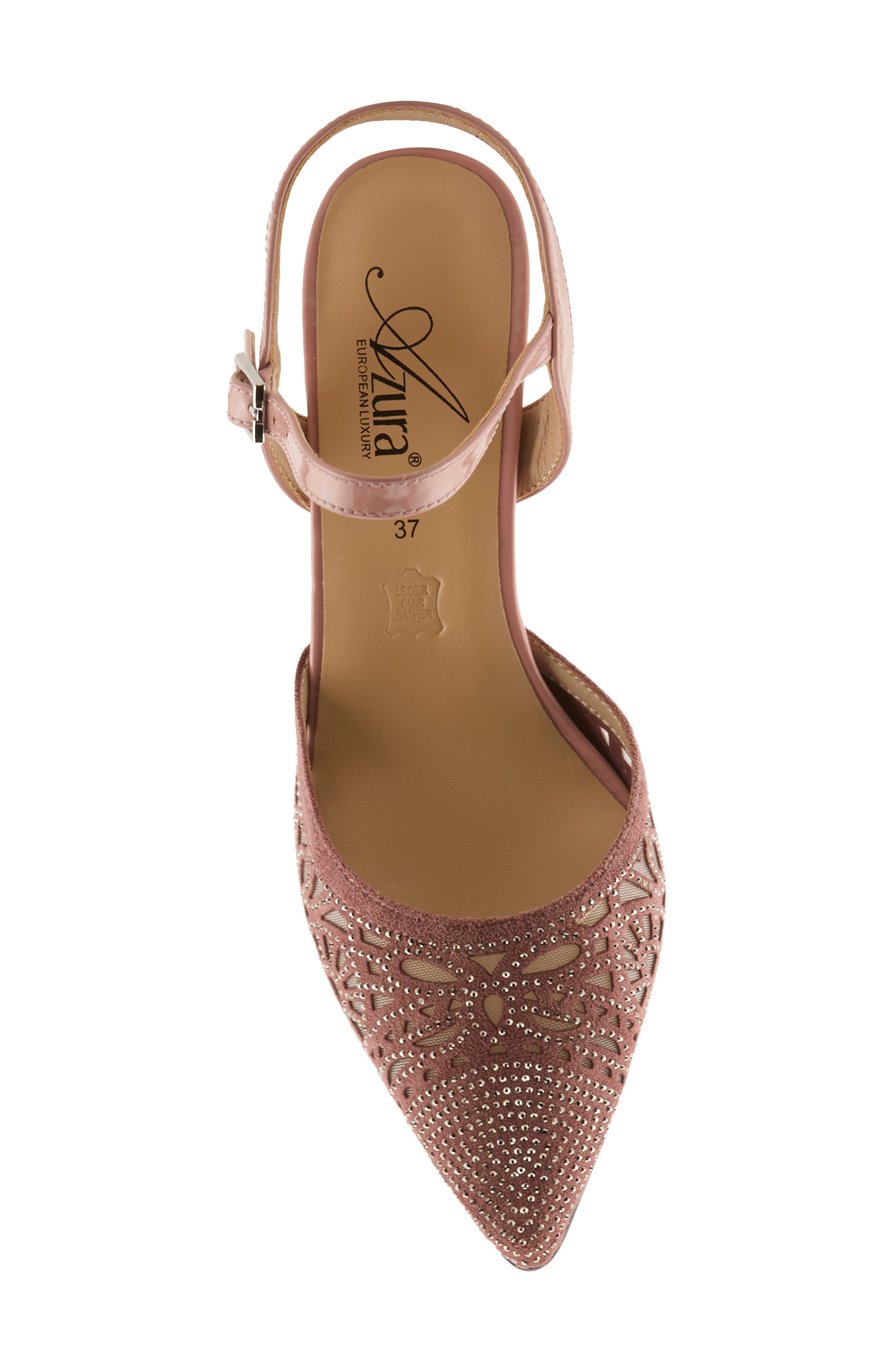 AZURA BY SPRING STEP Delicate Rhinestone Pump, Alternate, color, Mauve