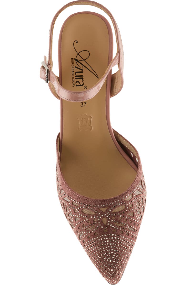 AZURA BY SPRING STEP Delicate Rhinestone Pump, Alternate, color, Mauve