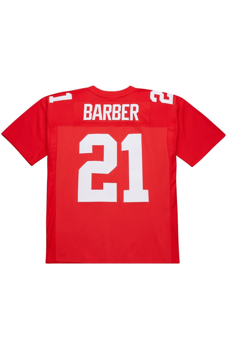Mitchell & Ness Men's Mitchell & Ness Tiki Barber Red New York Giants 2004 Legacy Replica Jersey, Alternate, color, Red