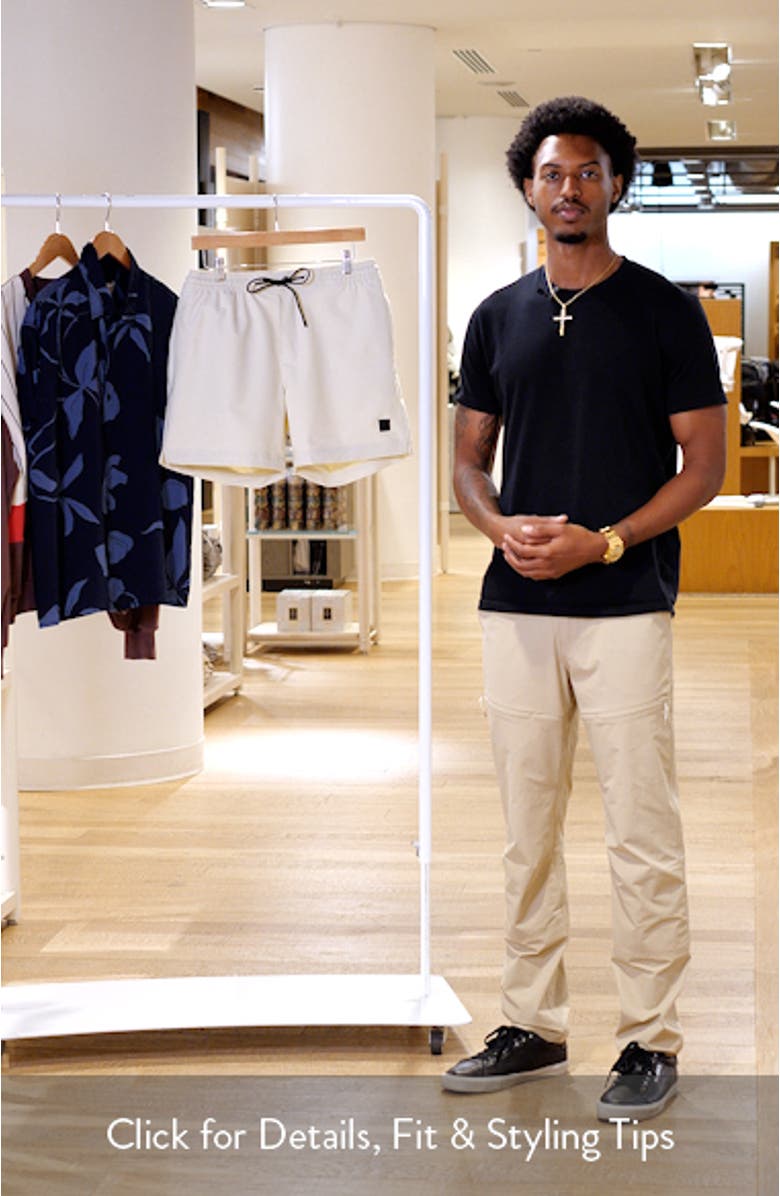 Solid Stretch Swim Trunks, sales video thumbnail