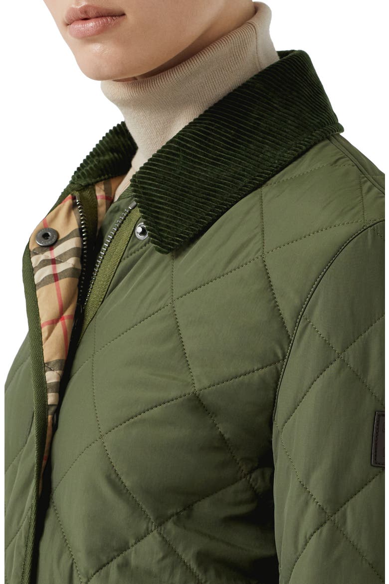 Cotswold Thermoregulated Quilted Barn Jacket, Alternate, color, POPLAR GREEN