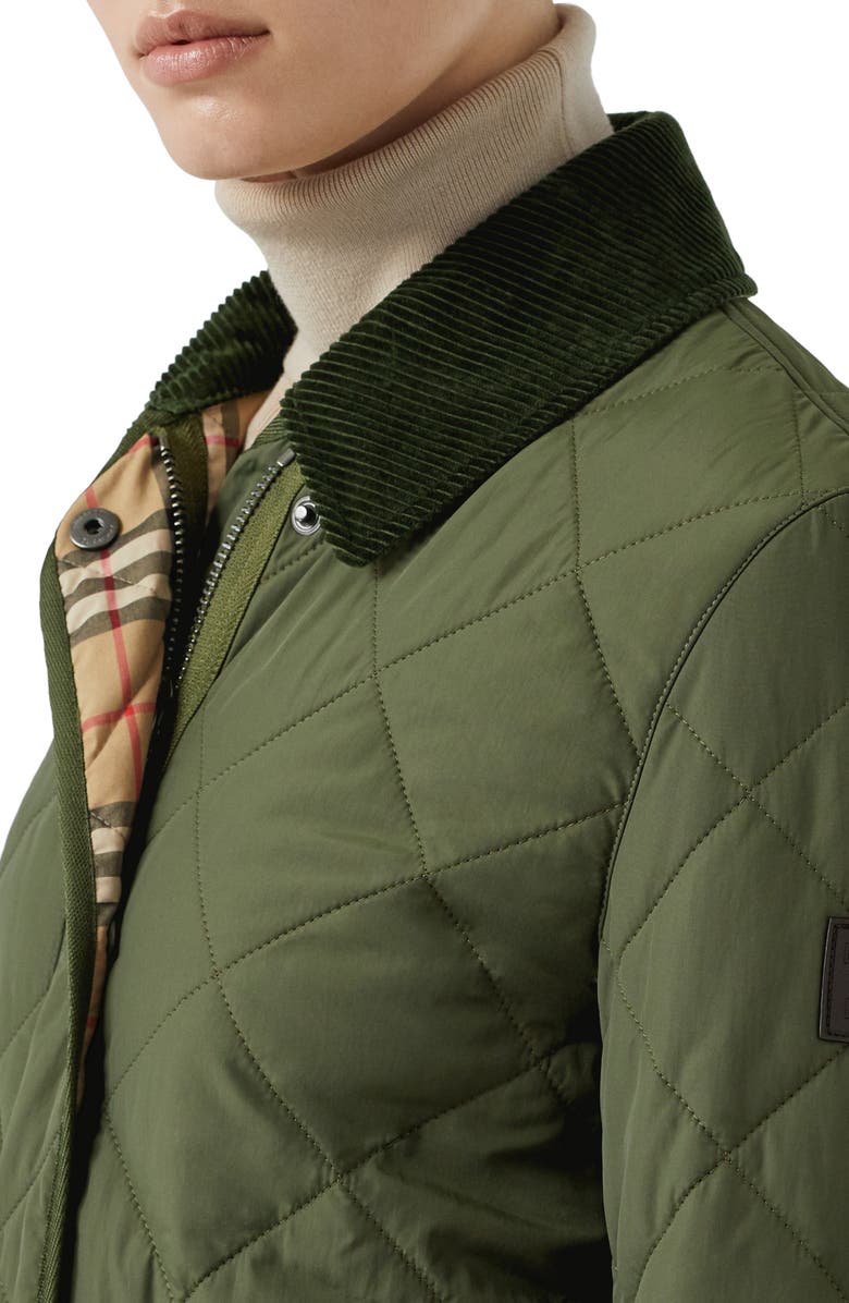 Burberry Cotswold Thermoregulated Quilted Barn Jacket, Alternate, color, 