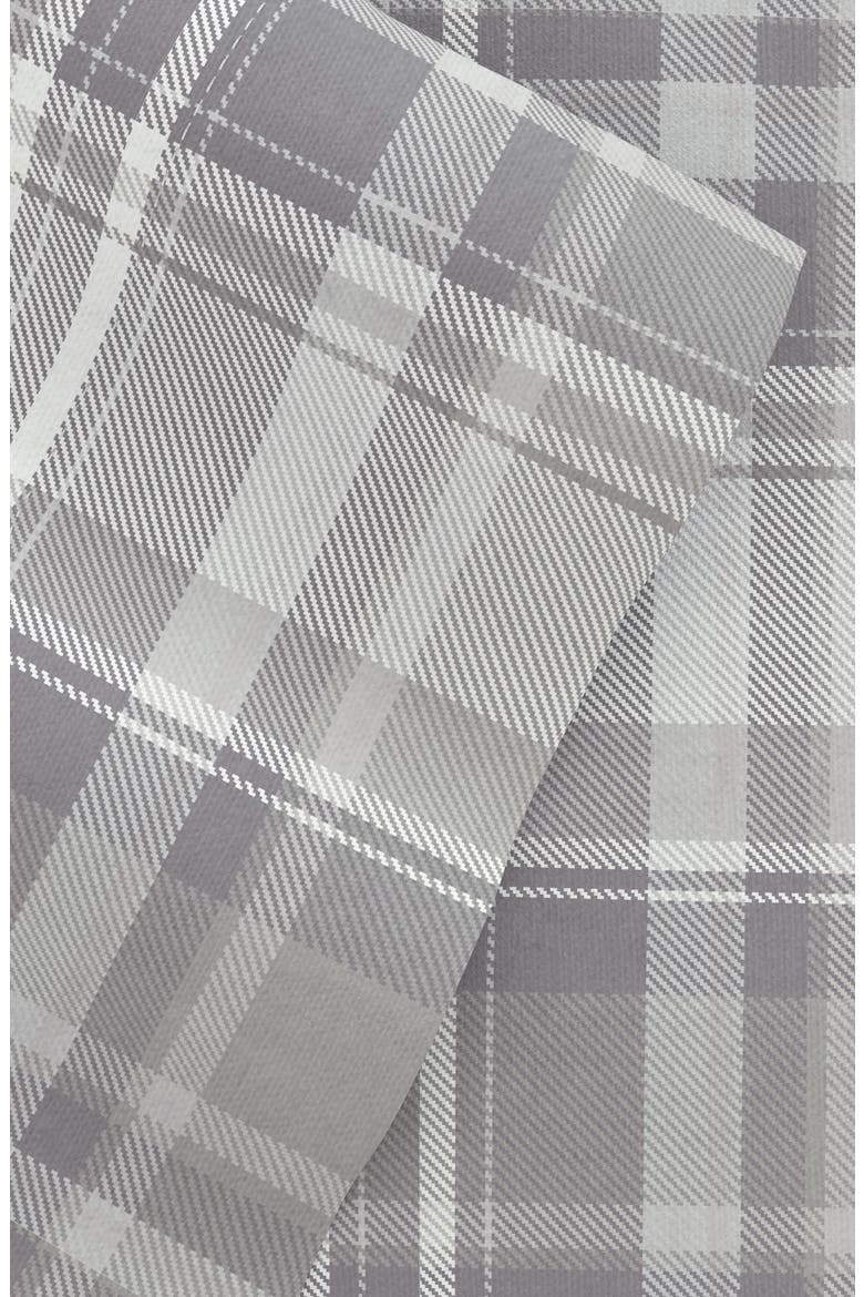 Premium Ultra Soft 4-Piece Flannel Bed Sheet Set, Alternate, color, LIGHT GRAY