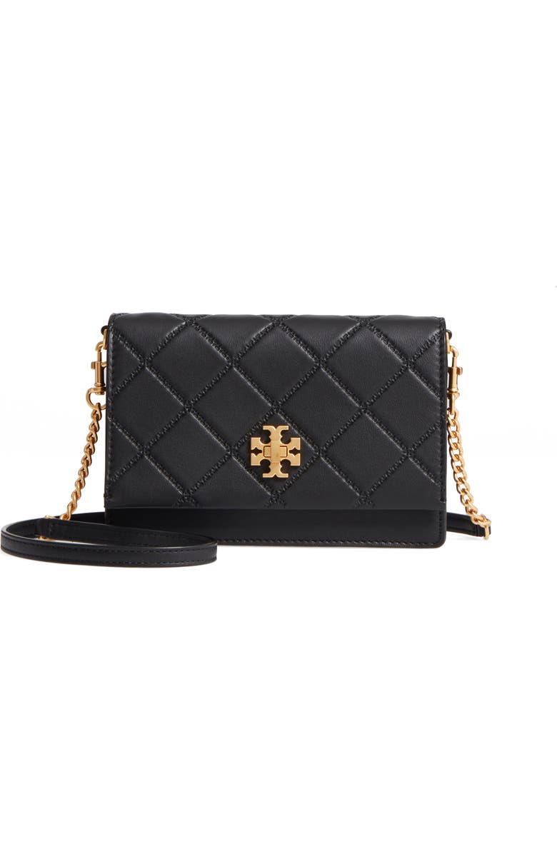 Tory Burch Mini Georgia Quilted Leather Shoulder Bag, Main, color,