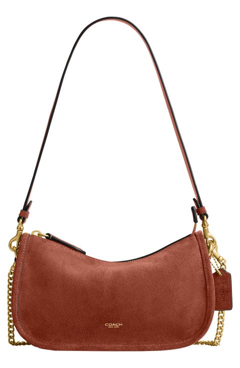 Waverly Suede Shoulder Bag