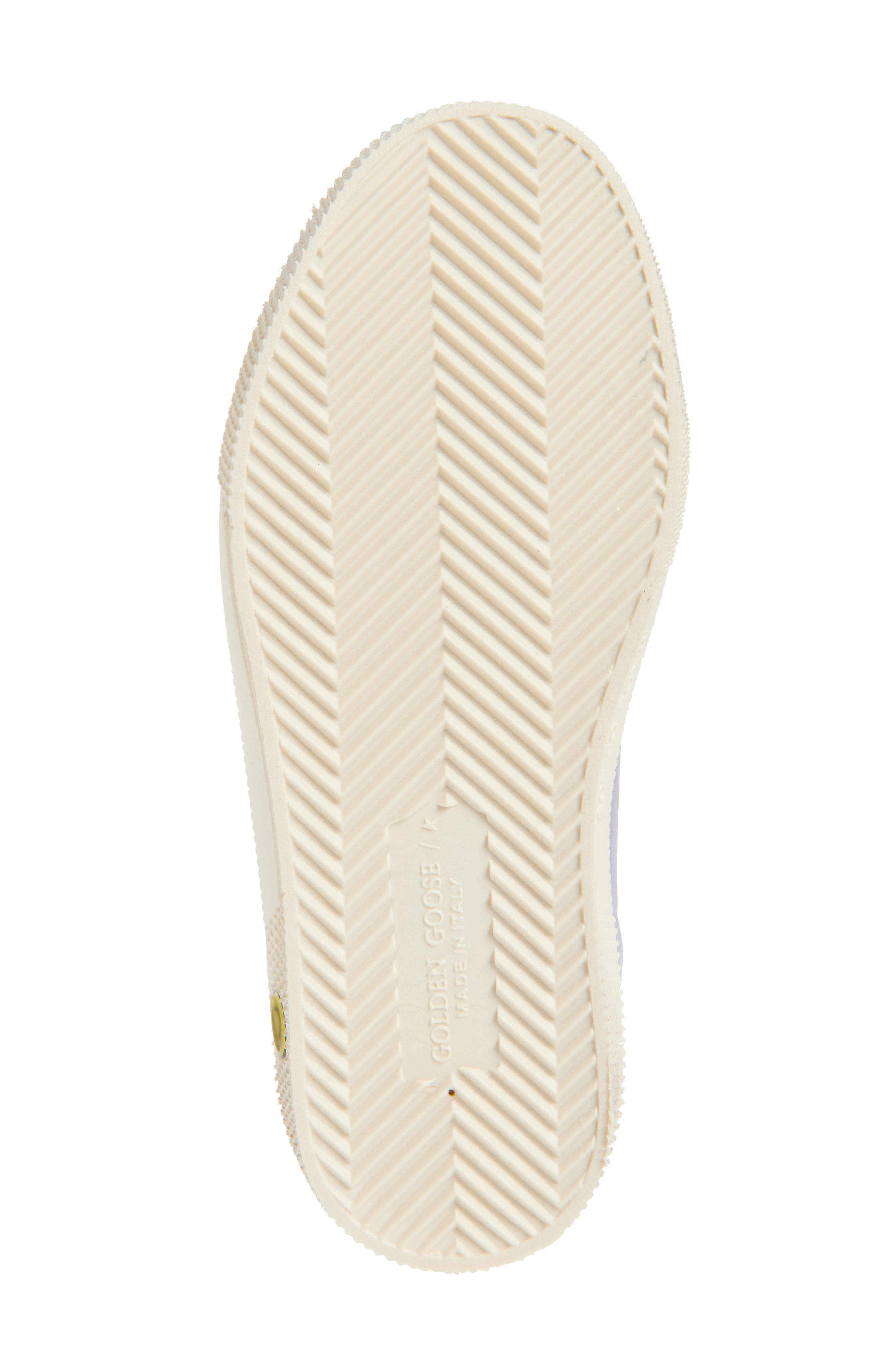 Golden Goose May School Metallic Leather Sneaker, Alternate, color, Lilla