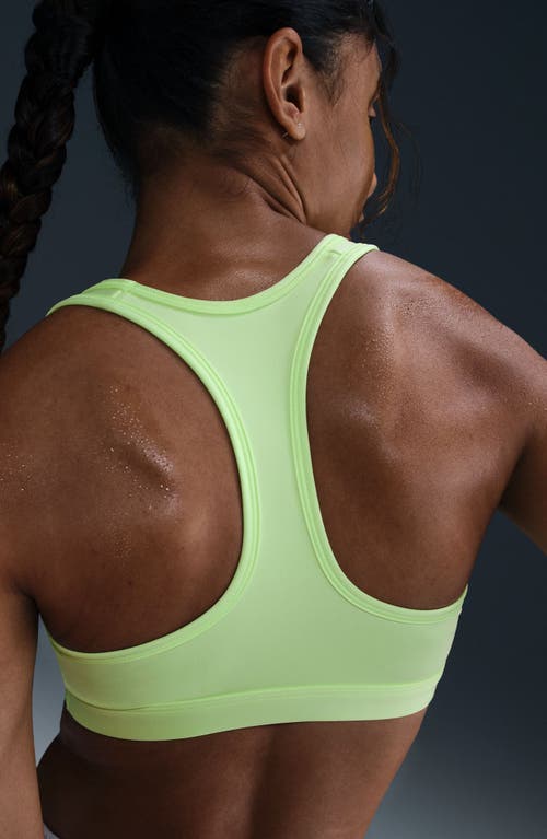 Nike Dri-fit Swoosh Medium Support Padded Sports Bra In Green