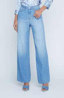 L'AGENCE Alicent High Waist Wide Leg Jeans
