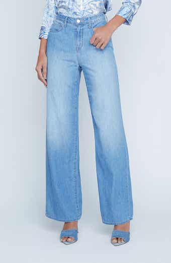 L'AGENCE Alicent High Waist Wide Leg Jeans