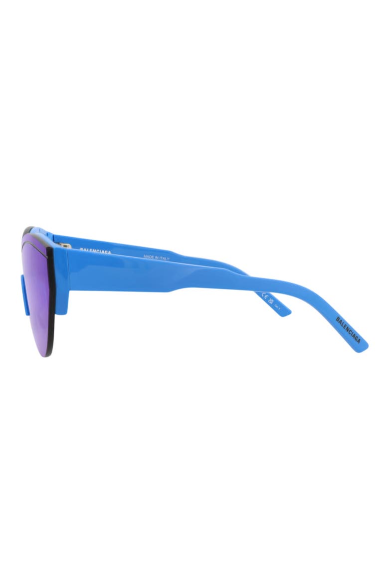 99mm Shield Mirrored Sunglasses, Alternate, color, LIGHT BLUE