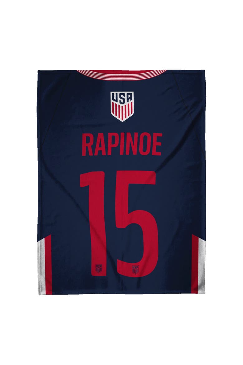 US Womens Soccer Megan Rapinoe 60" x 80" Raschel Throw Blanket, Alternate, color, None